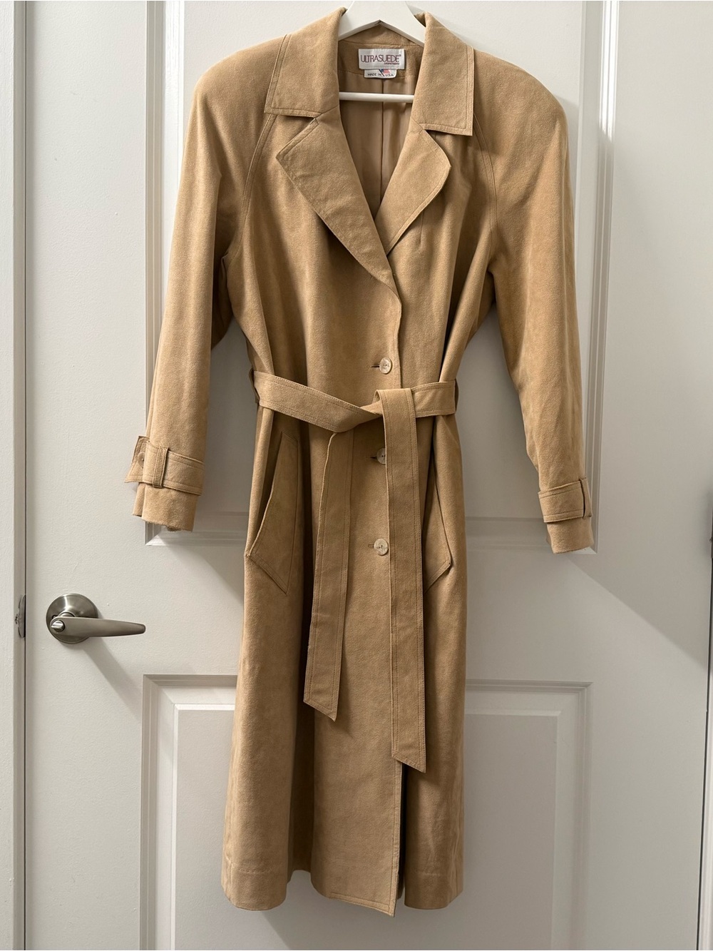 Vintage Ultrasuede Count Romi Trench Coat